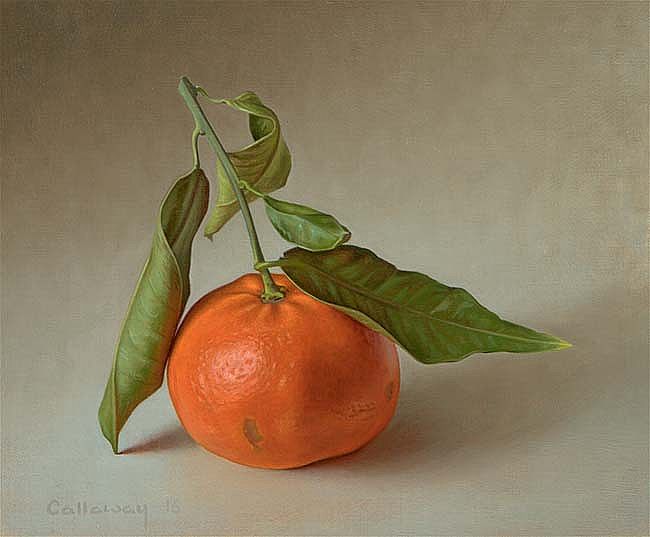 Clementine with Leaves by Alex  Callaway
